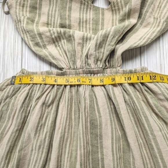 American Eagle Outfitters Striped Mini Dress - Beige and White - Picture 9 of 13